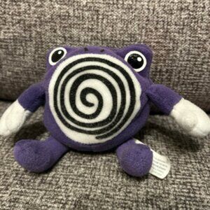 1998 Pokemon Polywhirl Beanbag Plush 4β